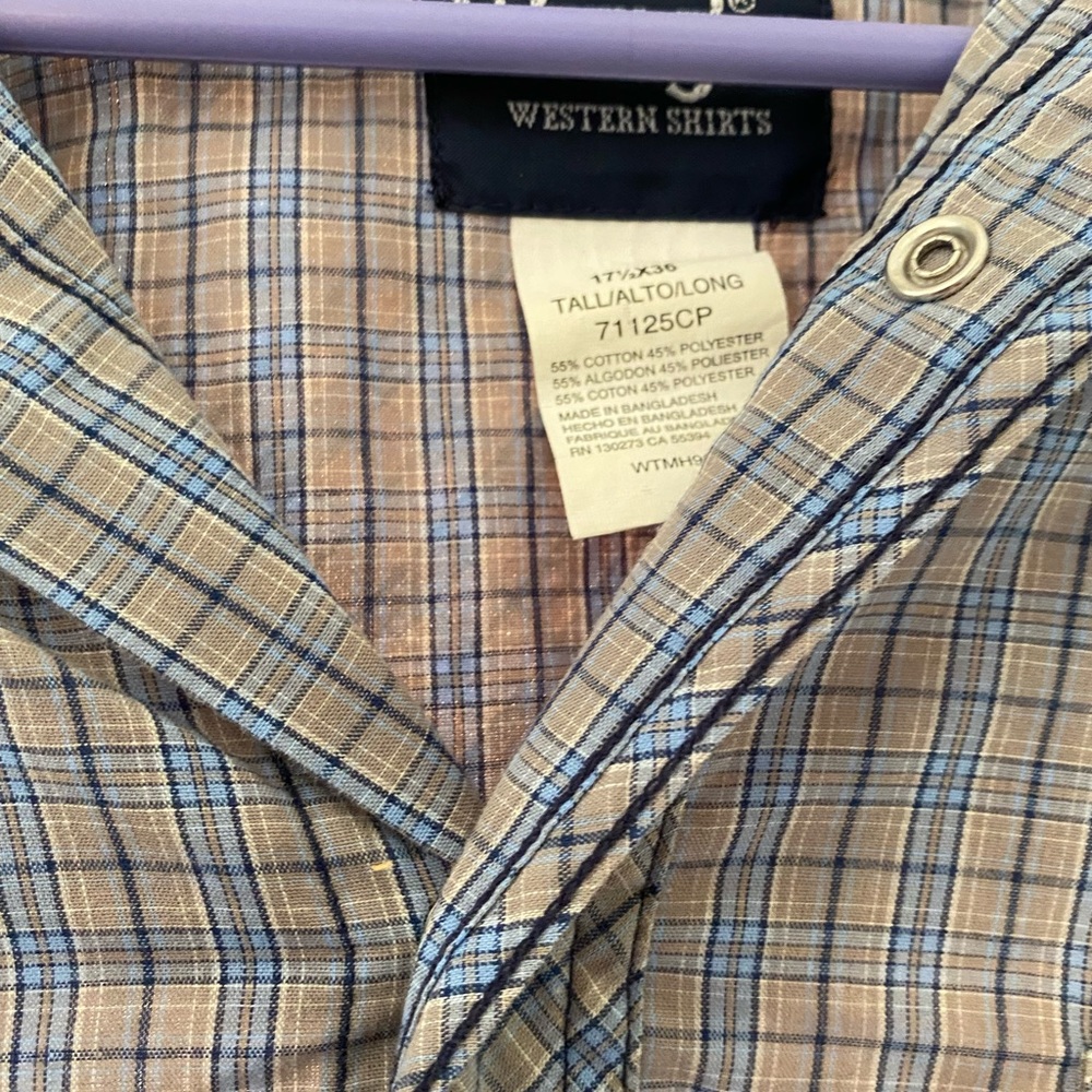 Wrangler pearl snap